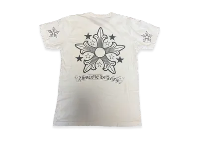 Chrome Hearts CH Plus Cross Scroll Label S/S T-Shirt "White"