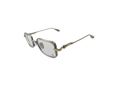 Chrome Hearts ASSSOLUTLY Square Optical Glasses "Gold"
