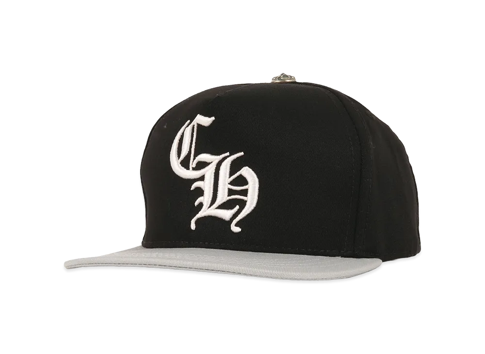 Chrome Hearts CH Logo Embroidered 2-Tone Baseball Cap "Black/Gray"