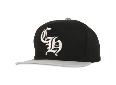 Chrome Hearts CH Logo Embroidered 2-Tone Baseball Cap "Black/Gray"