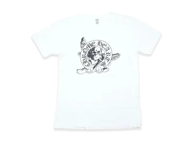 Chrome Hearts Foti Skull Horseshoe Print S/S T-Shirt "White"