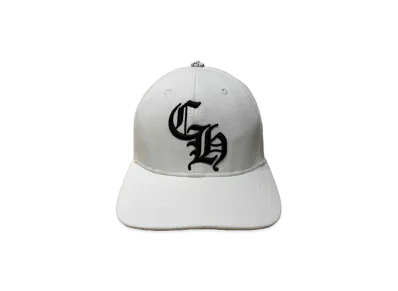 Chrome Hearts WOOL CH Logo Baseball Cap "White"