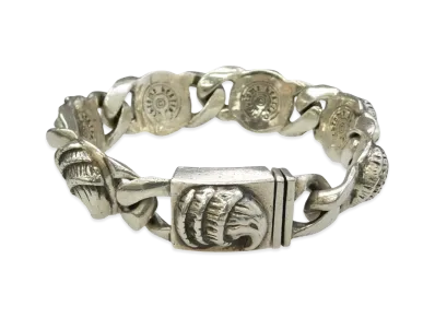 Chrome Hearts 6 Link CROW Link Bracelet "Silver"