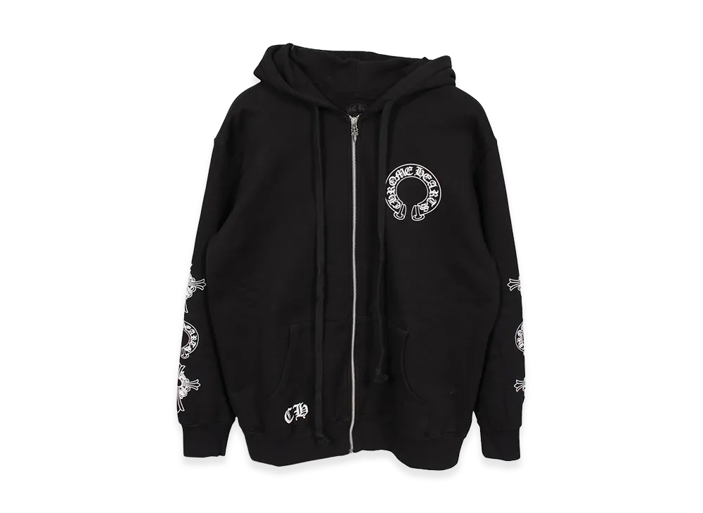 Chrome Hearts Horseshoe Dagger Print Hoodie "Black"