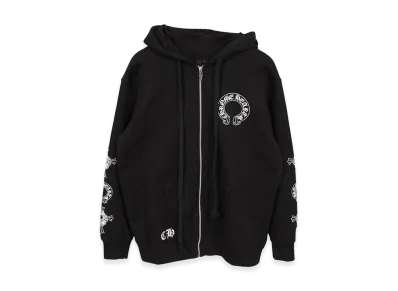 Chrome Hearts Horseshoe Dagger Print Hoodie "Black"