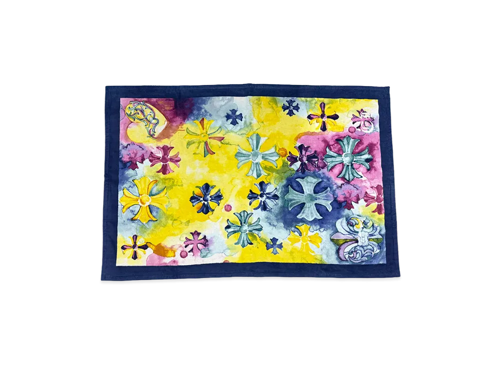 Chrome Hearts Jacquard Cotton Beach Towel "Multi"