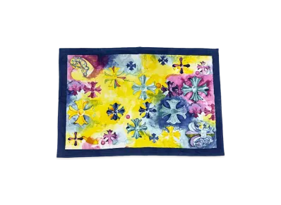 Chrome Hearts Jacquard Cotton Beach Towel "Multi"