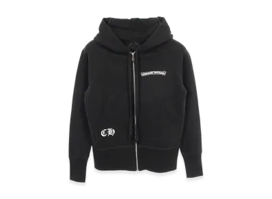 Chrome Hearts Fleurknee Multi Logo Zip Up Hoodie "Black"