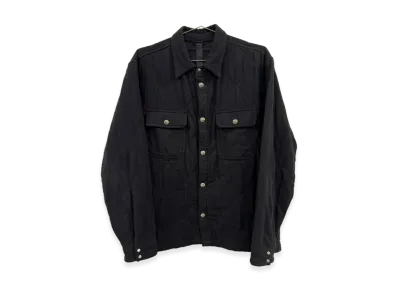Chrome Hearts WORK DOG Cross Ball Button Quilted Jacket "Black"