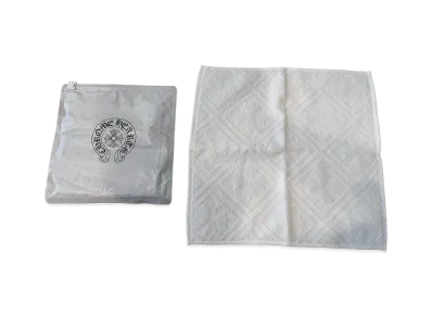 Chrome Hearts Face Mates Plus CH Plus Imabari Cotton Hand Towel "White"