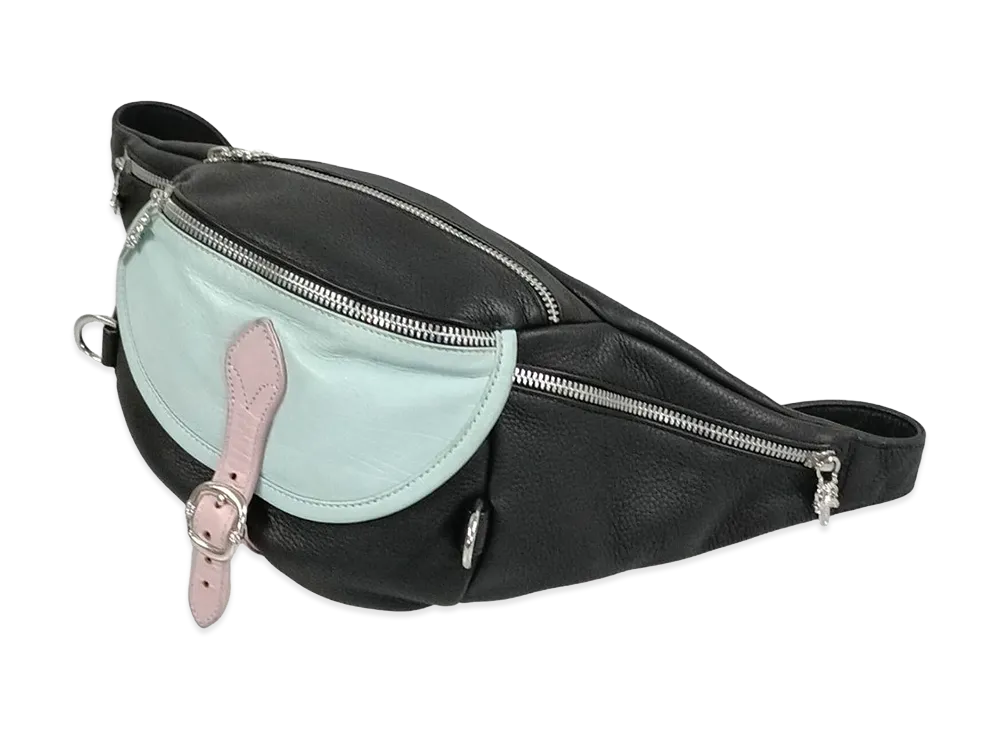 Chrome Hearts Snat Pack Dagger Gunslinger Leather Body Bag "Multi"