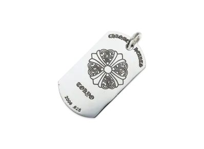 Chrome Hearts Tokyo Large Dog Tag SV925 Pendant Top "Silver"
