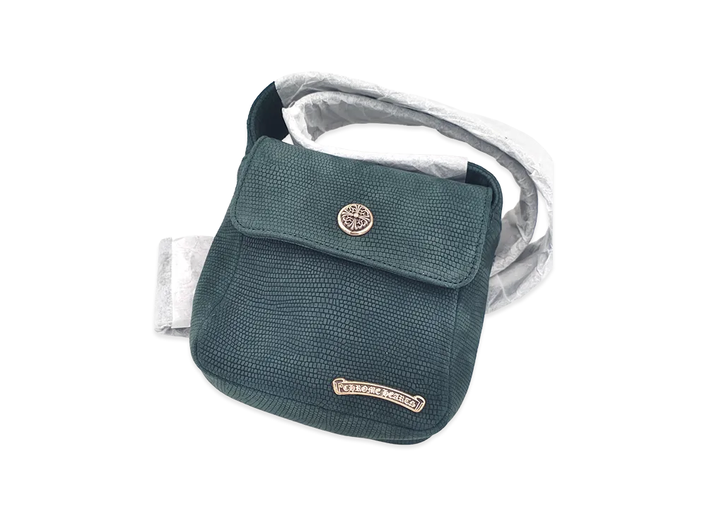 Chrome Hearts Women's Hot Pot Leather Shoulder Bag "Green"