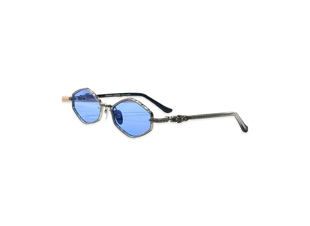 Chrome Hearts NIPSLIP Sunglasses "Silver/Blue"