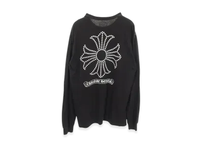 Chrome Hearts CH Plus Scroll Label Back Print L/S T-Shirt "Black"