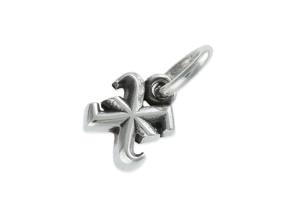 Chrome Hearts Alphabet Stack Charm X Initial Charm "Silver"