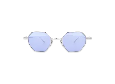 Chrome Hearts EVACULATION Sunglasses "Silver/Blue"