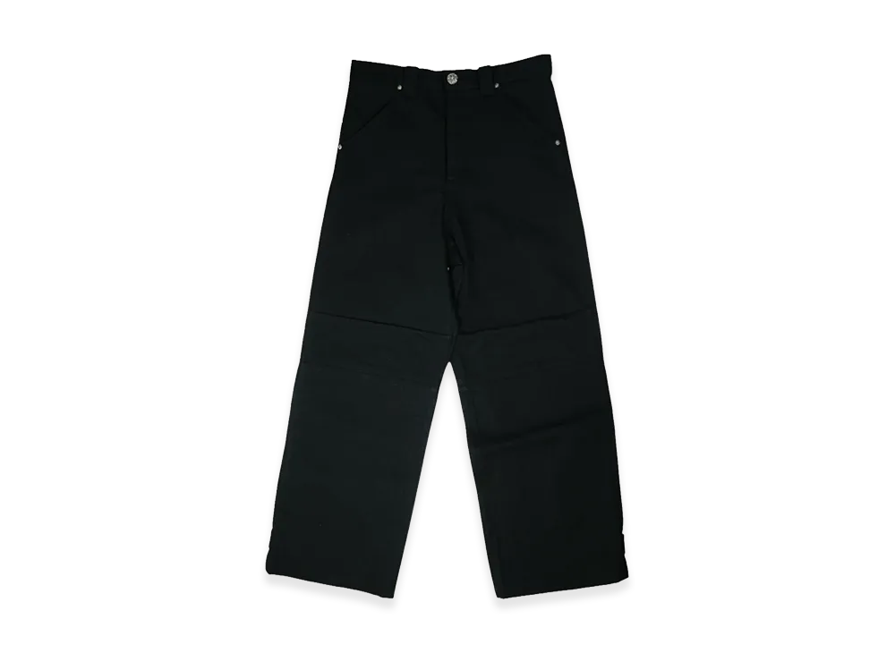 Chrome Hearts Street Sweeper Cross Button Denim Pants "Black"