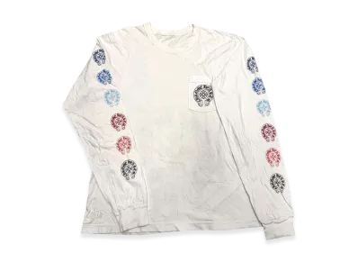 Chrome Hearts Multi Color Horseshoe L/S T-Shirt "White/Multi"