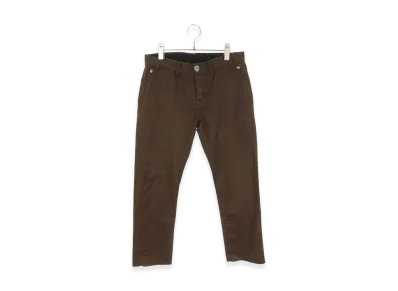 Chrome Hearts Cross Ball Button Cotton Chino Long Pants "Brown"