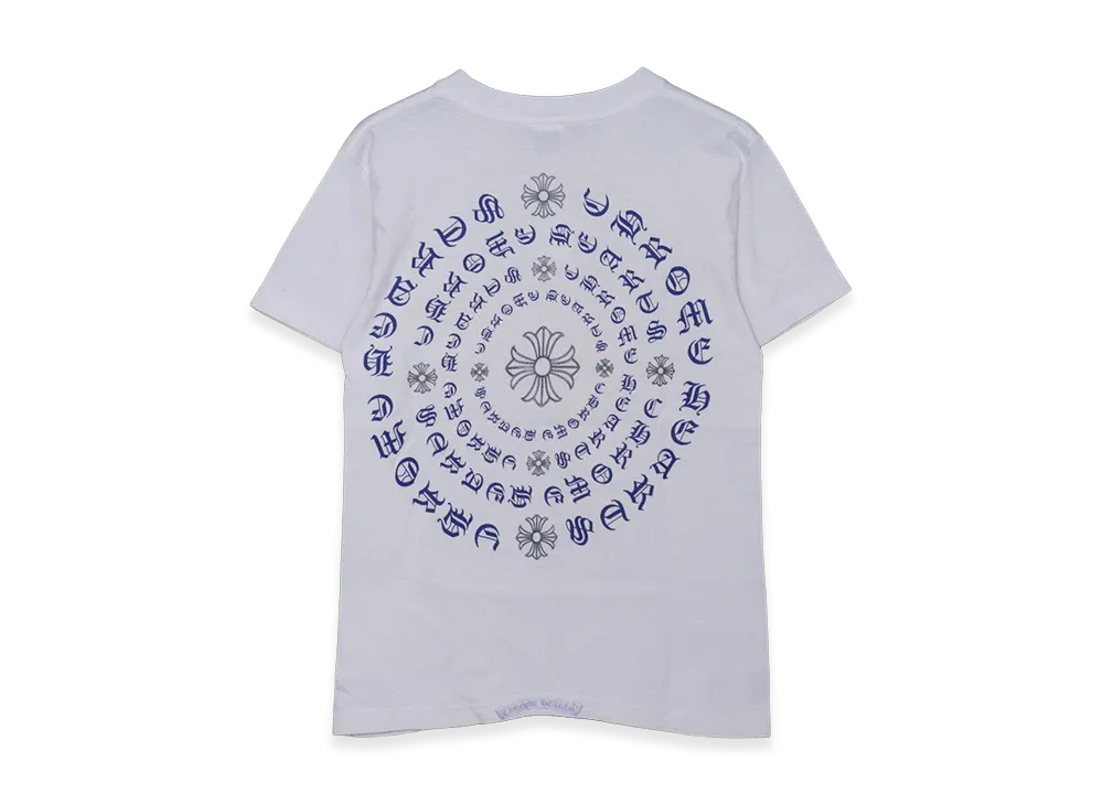 クロムハーツ オールド サークルロゴ CHプラス ショートスリーブ Tシャツ "ホワイト"