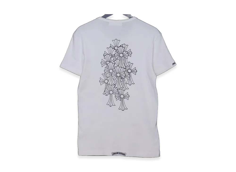 Chrome Hearts Old Back Cemetery Print Horseshoe S/S T-Shirt "White"