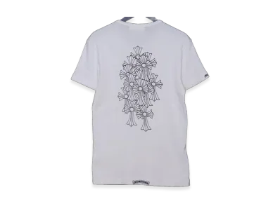 Chrome Hearts Old Back Cemetery Print Horseshoe S/S T-Shirt "White"