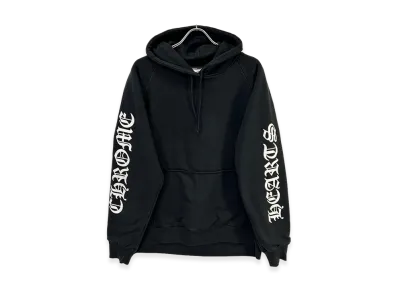 Chrome Hearts Floral Cross Horseshoe Print Pullover Hoodie "Black"