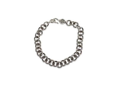 Chrome Hearts Single B Ring Bracelet Silver 925 "Silver"