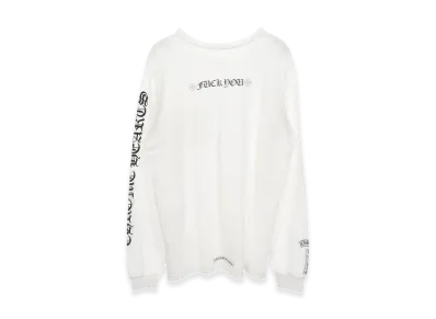 Chrome Hearts Fuck You Arm Logo Print L/S T-Shirt "White"