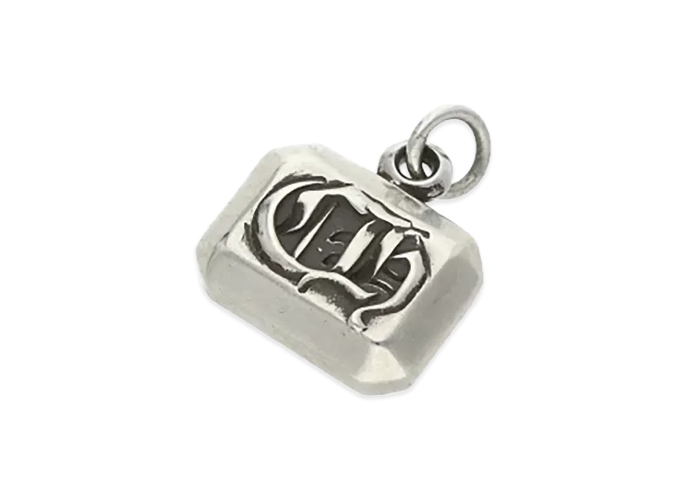 Chrome Hearts CH Emerald Cut Pendant "Silver"