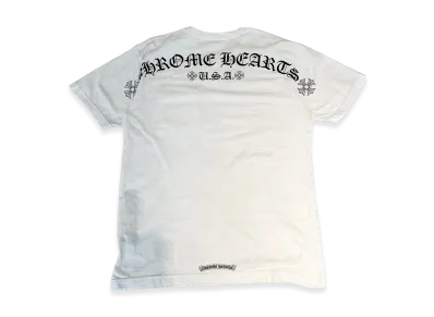 Chrome Hearts Back Arch Logo USA Print S/S T-Shirt "White"