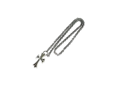Chrome Hearts Paper Chain Small CH Cross Necklace Silver 925 "Silver"