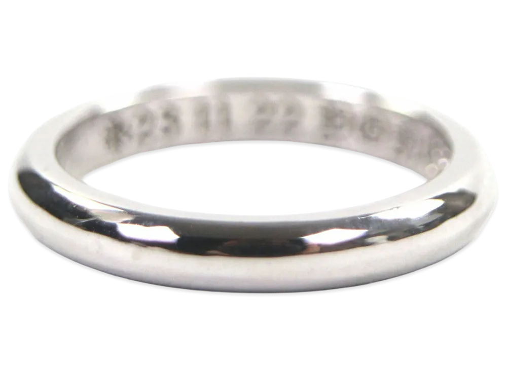 クロムハーツ ウェディングバンド 18K リング "シルバー"