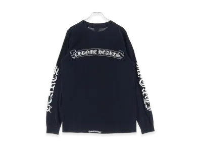 Chrome Hearts Old Arm Logo Scroll Label L/S T-Shirt "Black"