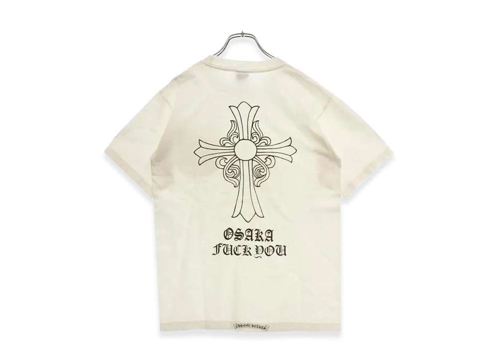 クロムハーツ 大阪限定 ファックユー クロスロゴ ショートスリーブ Tシャツ "ホワイト"