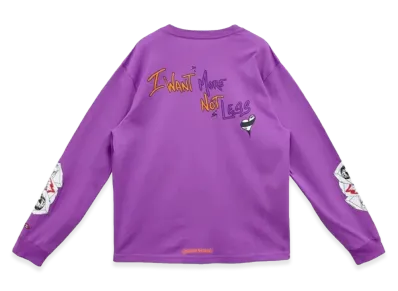 Chrome Hearts Matty Boy PPO I Want More Not Less L/S T-Shirt "Purple"