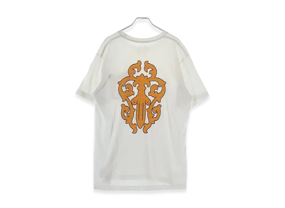 クロムハーツ バックヴァインダガープリント ショートスリーブ Tシャツ "ホワイト"