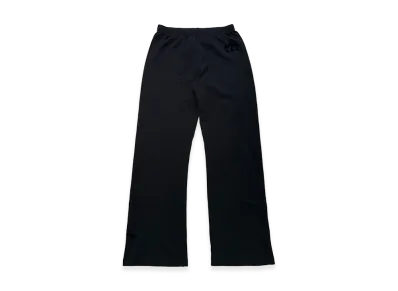Chrome Hearts Y Not Cemetery Cross Flock Patch Sweatpants "Black"