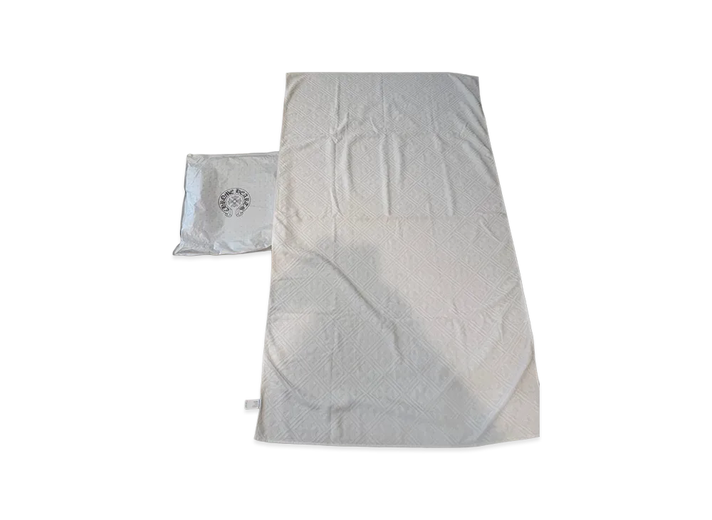 Chrome Hearts Face Mates CH Plus Imabari Cotton Beach Towel "White"