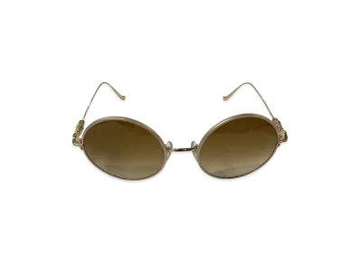 Chrome Hearts OVARYEASY Sunglasses "White/Gold"
