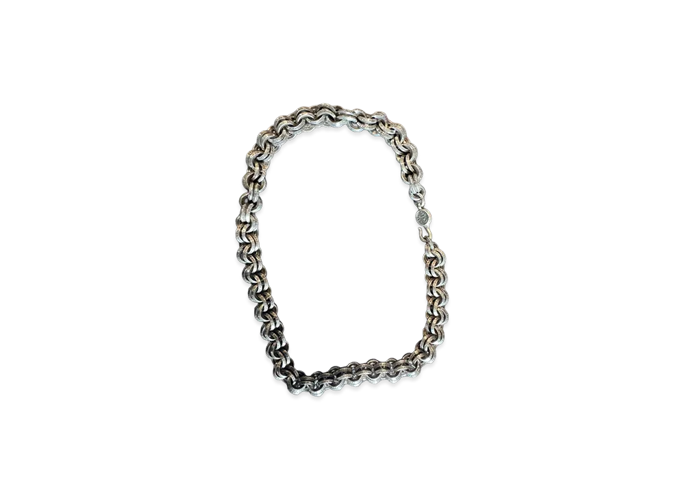 Chrome Hearts Double B Ring Necklace "Silver"