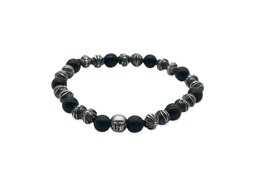Chrome Hearts CH Ball Bead Bracelet "Black"
