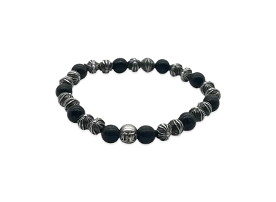 Chrome Hearts CH Ball Bead Bracelet "Black"