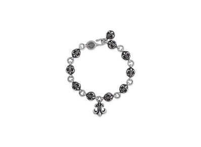 Chrome Hearts BS Fleur Ball Bracelet "Black"