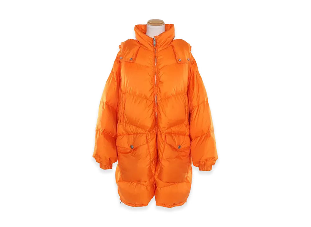 Chrome Hearts Queens Cross Ball Button Down Jacket "Orange"