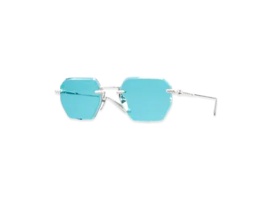 Chrome Hearts HOLE SHOT Titanium Rimless Sunglasses "Silver/Blue"