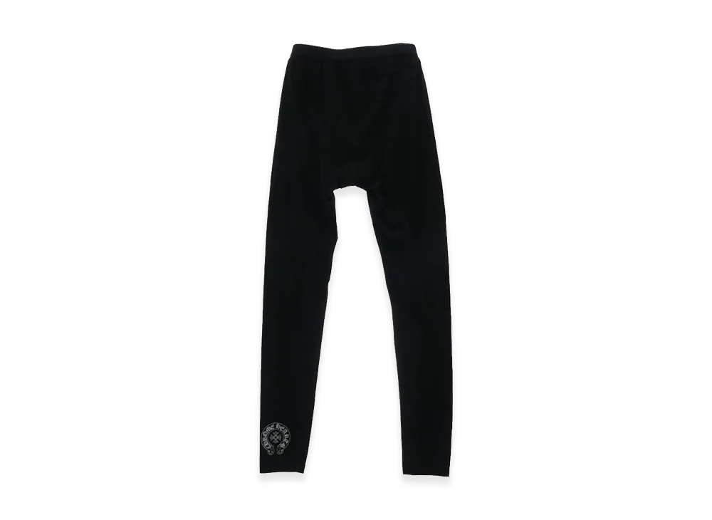 Chrome Hearts Horseshoe Logo Print Leggings "Black"