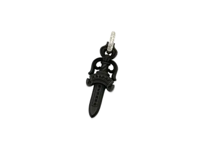 Chrome Hearts Ebony Double Dagger Pendant "Black"