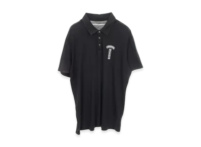 Chrome Hearts BS Fleur Button Polo Shirt "Black"